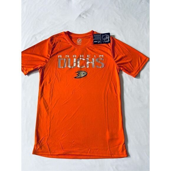 NWT anaheim ducks t shirt size L(14/16) - Picture 1 of 6